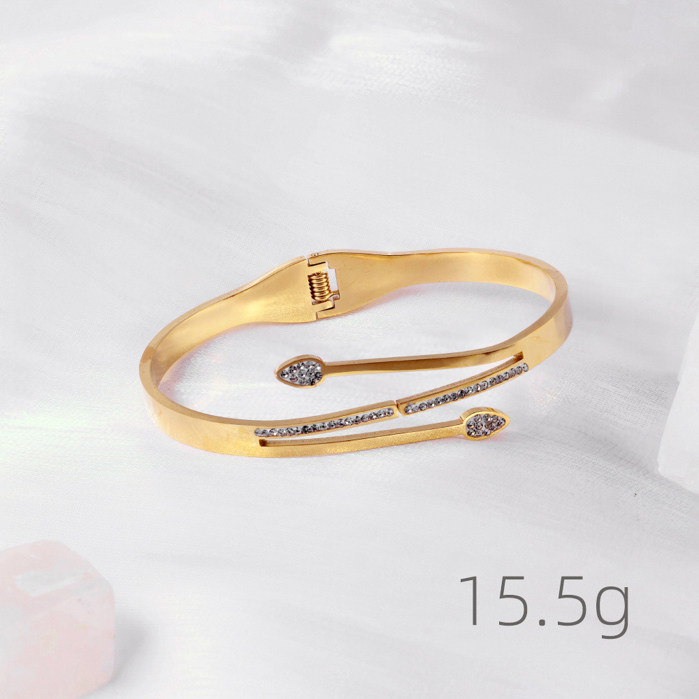 Teardrop Bracelet with Diamond Accents
