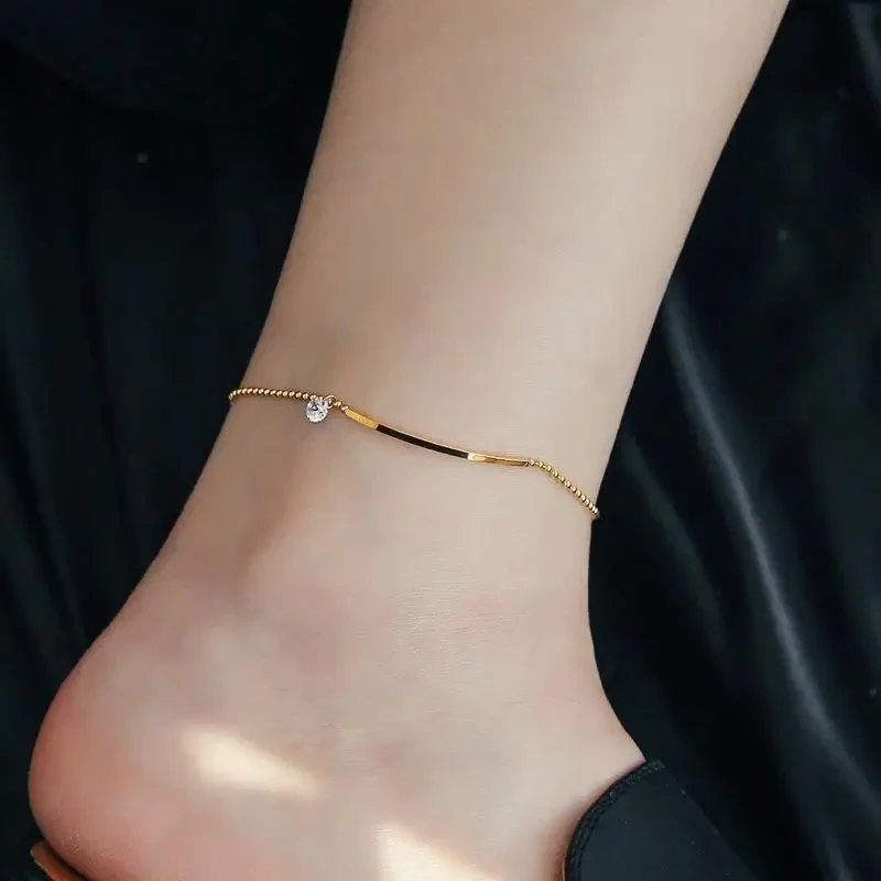 Elegant Gold Minimal Anklet