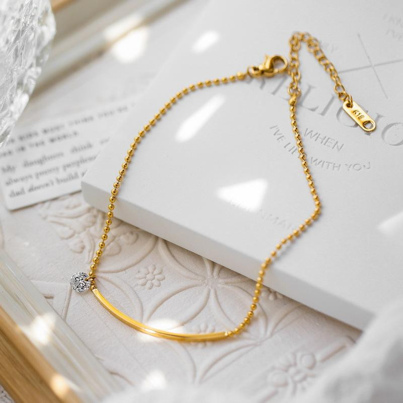 Elegant Gold Minimal Anklet