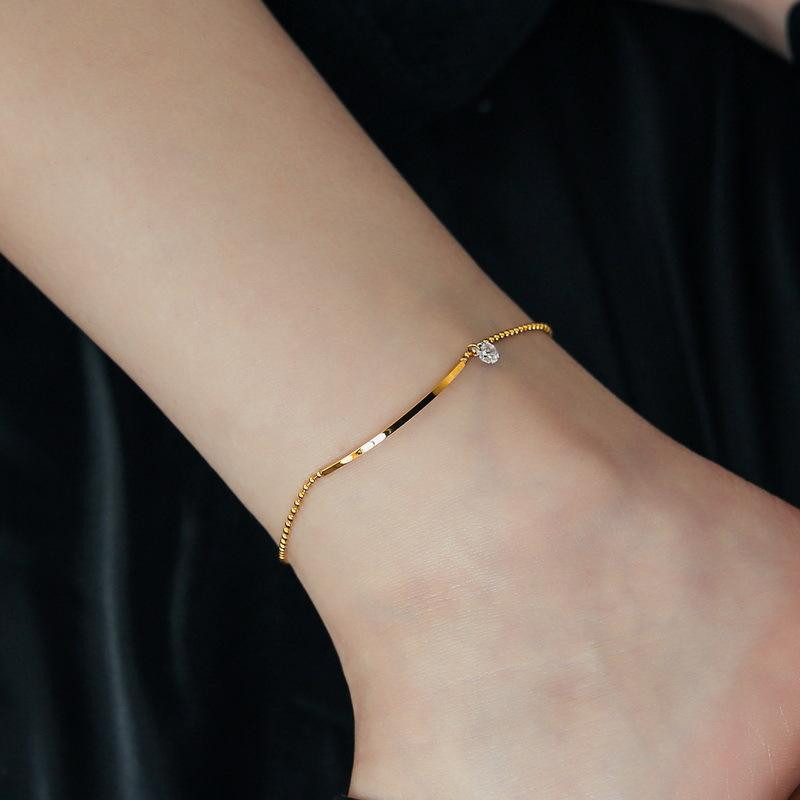Elegant Gold Minimal Anklet