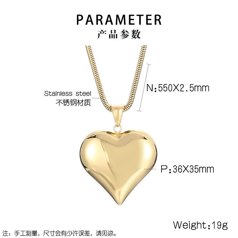 Heart  Necklace women style
