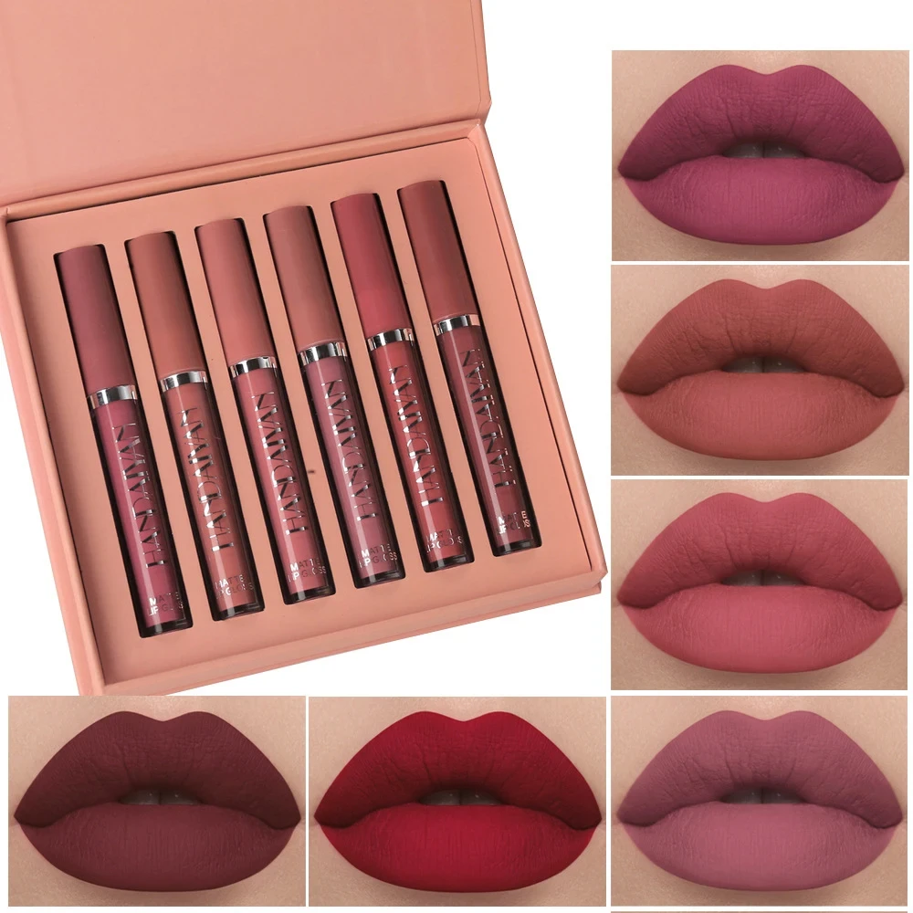 Handaiyan 6pcs Matte Lipsticks