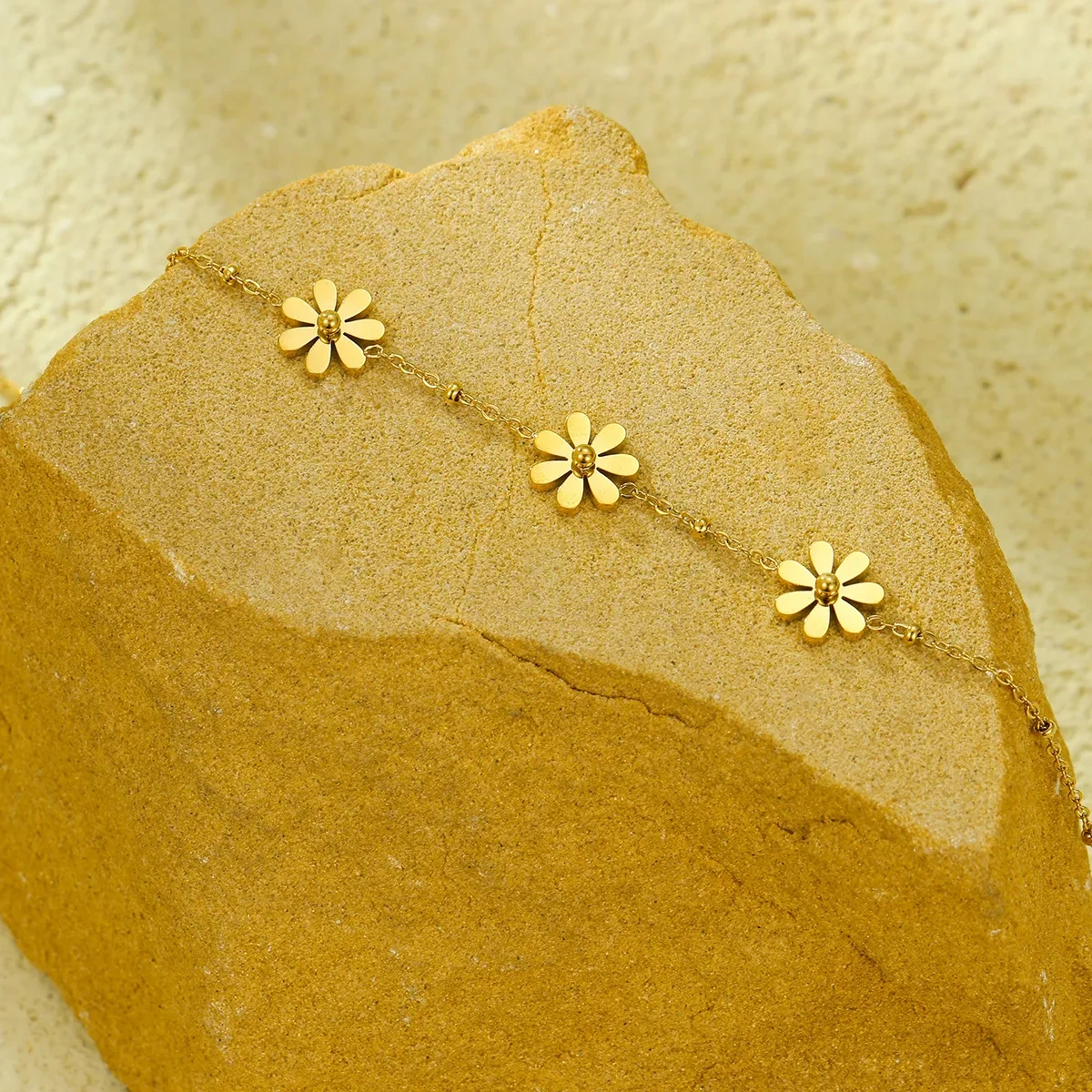 Style Sunflower Daisy Clavicle Necklace