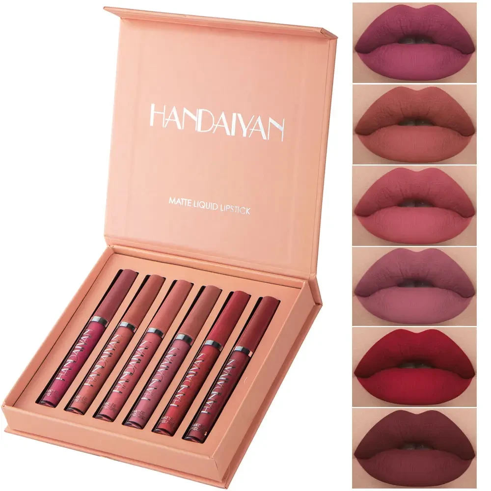 Handaiyan 6pcs Matte Lipsticks
