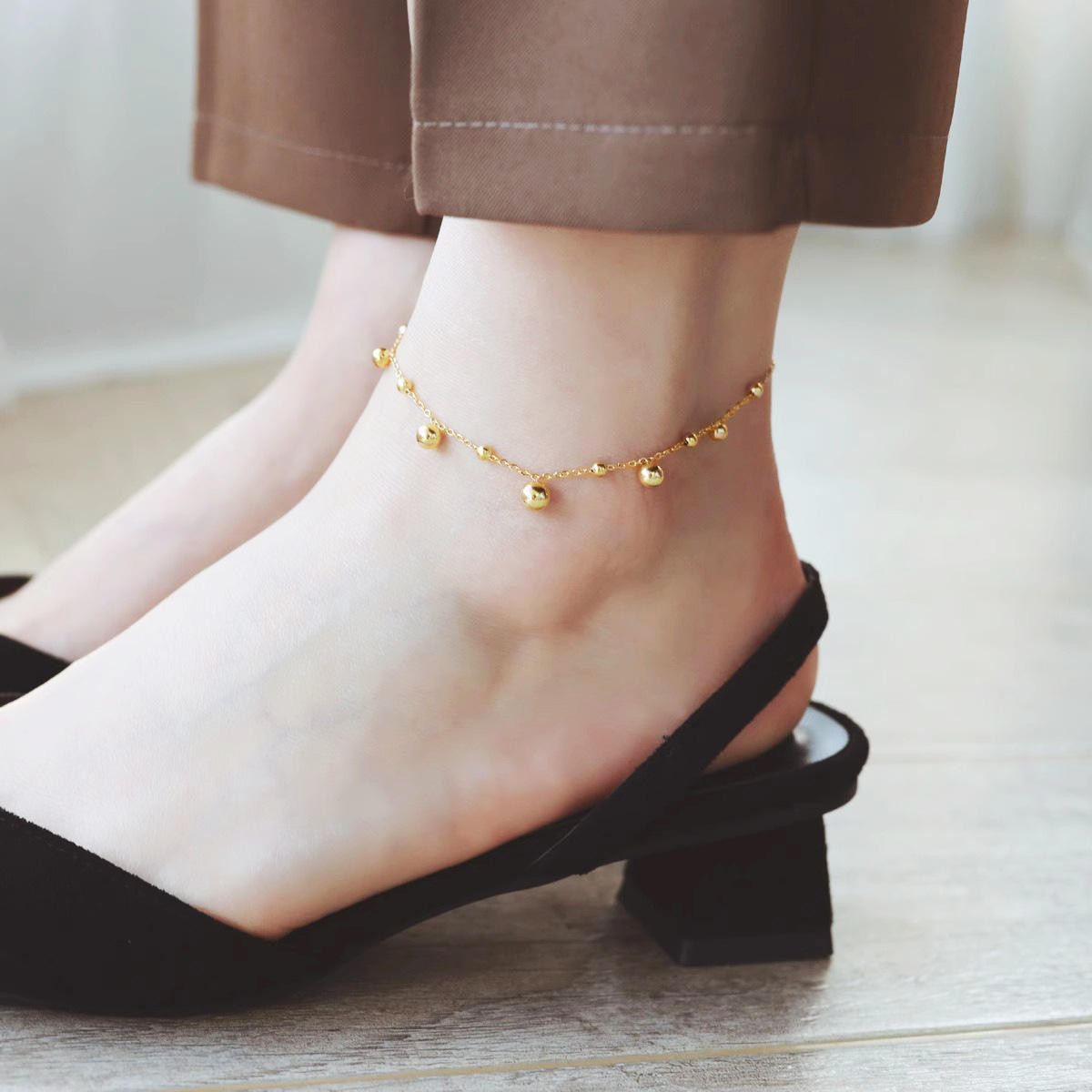 Elegant Gold  Anklet